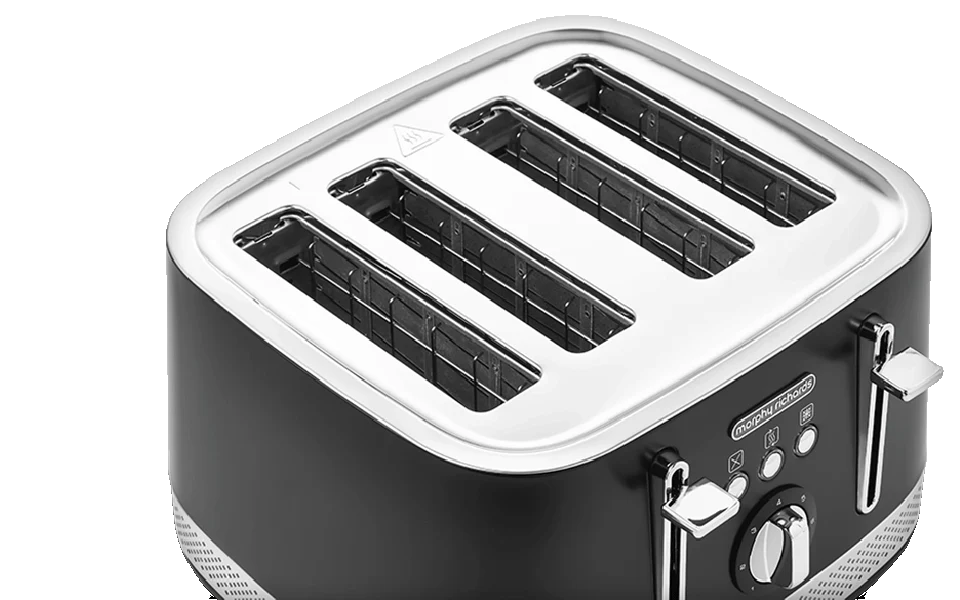 Illumination 4-Slice Toaster Black