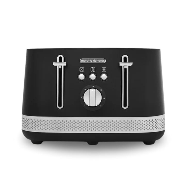 Illumination 4-Slice Toaster Black