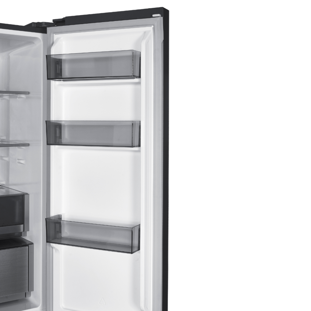 Wiggo WR-MD19E(DX) - Smart Temperature Zones - No Frost - Met Display - 419 Liter - refrigerator fridge