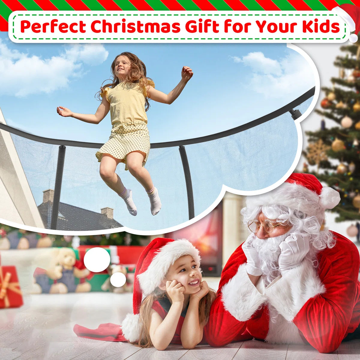 16 FT Upgraded Trampoline With Sprinkler, Basketball Hoop, Storage Bag, And Ladder Ã¢â‚¬â€œ Premium Outdoor Fun For Kids And Adults