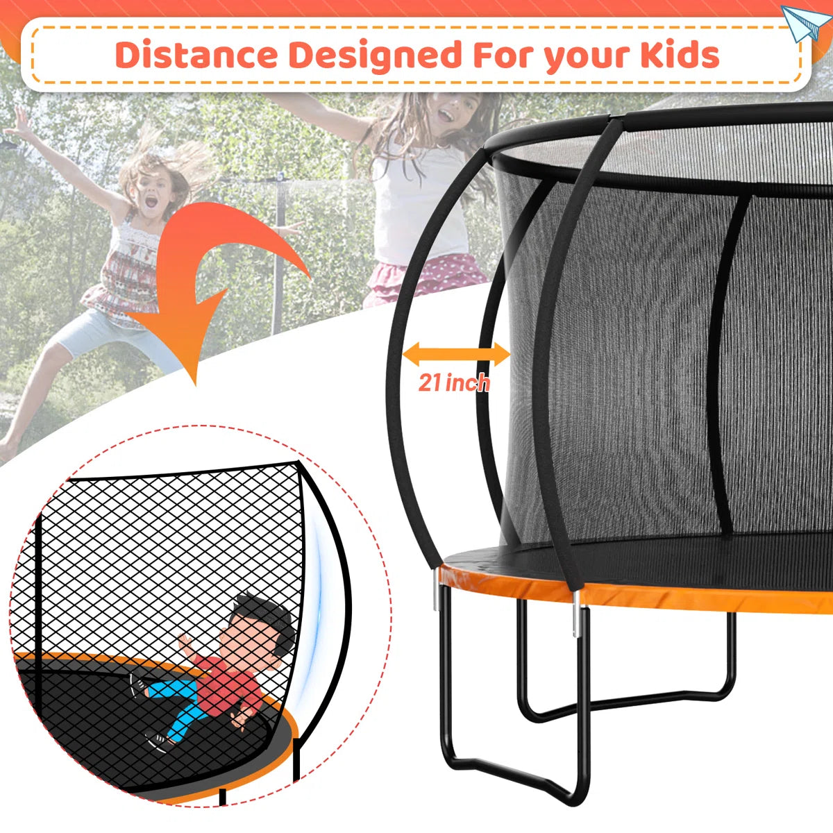16 FT Upgraded Trampoline With Sprinkler, Basketball Hoop, Storage Bag, And Ladder Ã¢â‚¬â€œ Premium Outdoor Fun For Kids And Adults