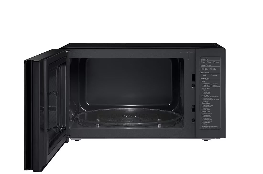 Microwave oven 42L, Smart Inverter, Even Heating and Easy Clean, Black color