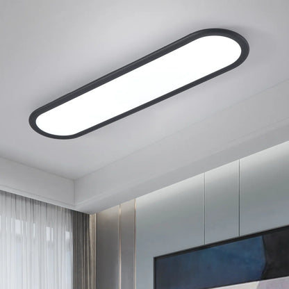 1 - Light 27.55" Simple Rectangle Acrylic LED Flush Mount