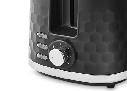 MORPHY RICHARDS Hive 2-Slice Toaster Black