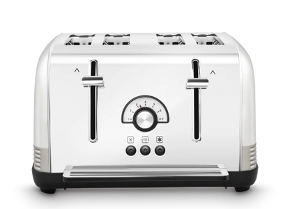 MORPHY RICHARDS Venture Retro 4 Slice Toaster Tungsten