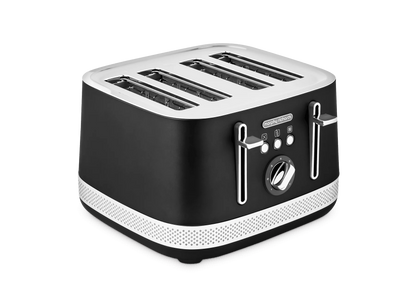 Illumination 4-Slice Toaster Black