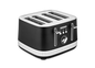 Illumination 4-Slice Toaster Black