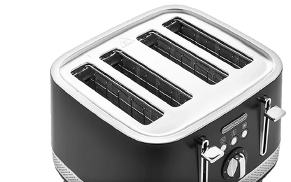 Illumination 4-Slice Toaster Black