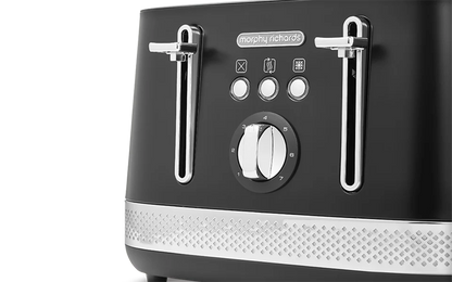 Illumination 4-Slice Toaster Black