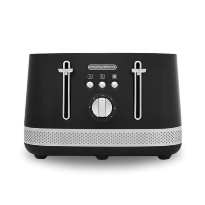 Illumination 4-Slice Toaster Black