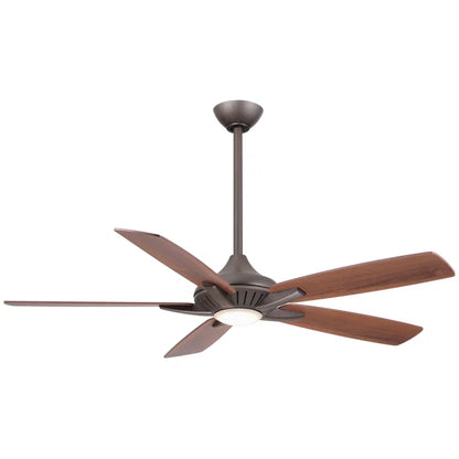 52" Dyno 5 - Blade Standard Ceiling Fan with Remote Control and Light Kit Included