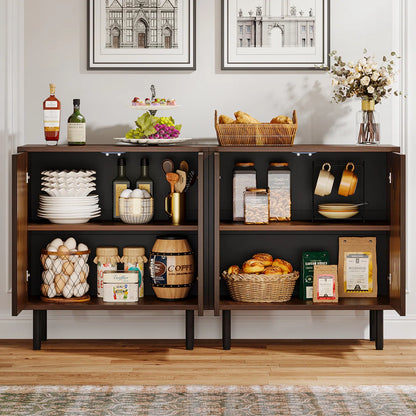 59-in Sideboard With Doors & Adjustable Shelves