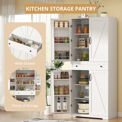 71.9" Food Pantry Cabinet