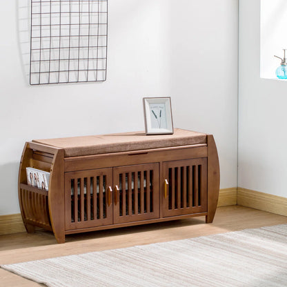 7 Pair Shoe Storage Bench