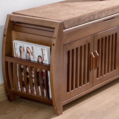 7 Pair Shoe Storage Bench