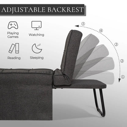 Bocanegra 73'' Length 4-in-1 Multi-function Convertible Folding Sofa Bed Ottoman