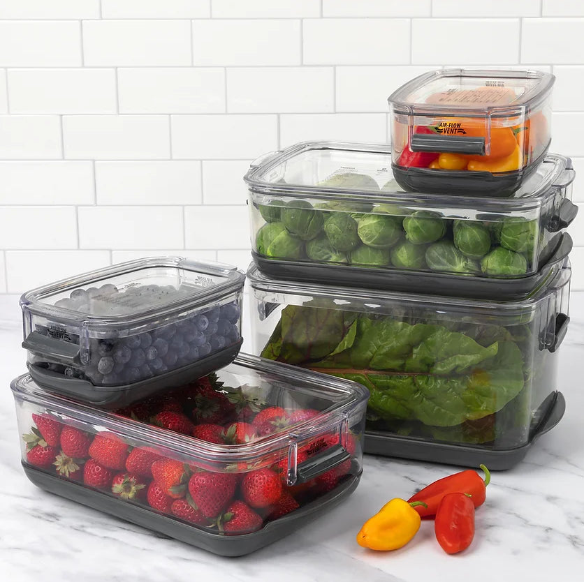 Prokeeper Fridge 5 pc storage containers