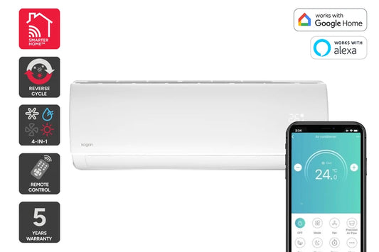 Kogan SmarterHome™ 2.6kW Inverter Split System Air Conditioner (Reverse Cycle)