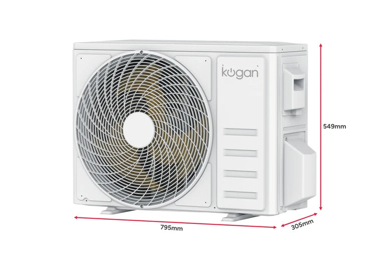 Kogan SmarterHome™ 2.6kW Inverter Split System Air Conditioner (Reverse Cycle)