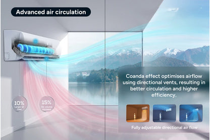 Kogan SmarterHome™ 2.6kW Inverter Split System Air Conditioner (Reverse Cycle)