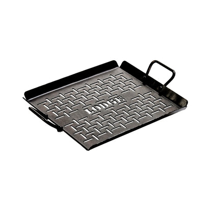 Lodge 13 x 12 Inch Seasoned Steel Grilling Pan