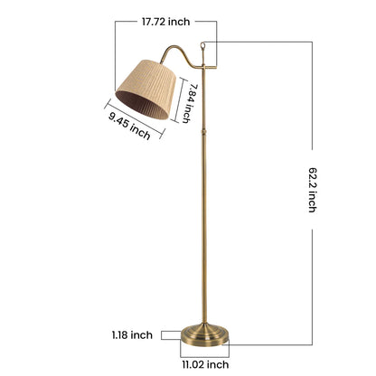 Maraia 62.2'' Golden Arched/Arc Floor Lamp