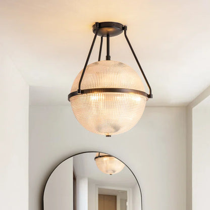 Neven Glass Semi Flush Mount