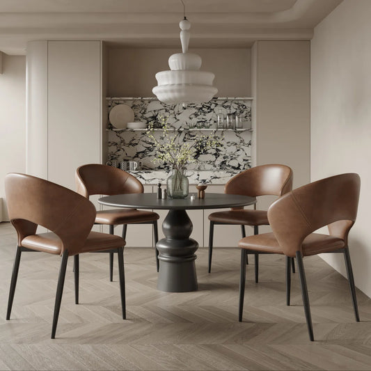 Open Back Modern Dining Chair-set of 2