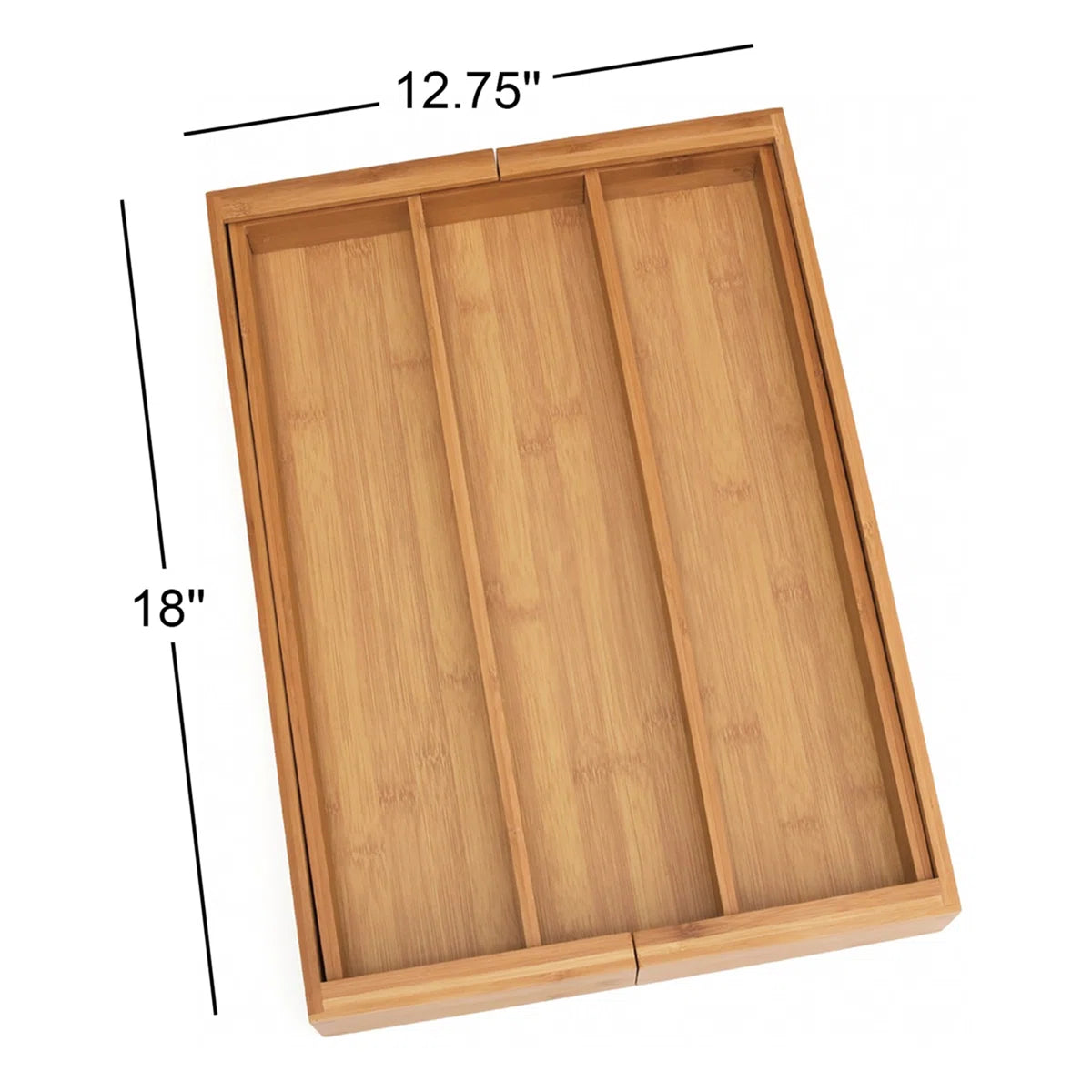 Solmaz 2.63" H x 22.25" W x 18" D Drawer Organizer