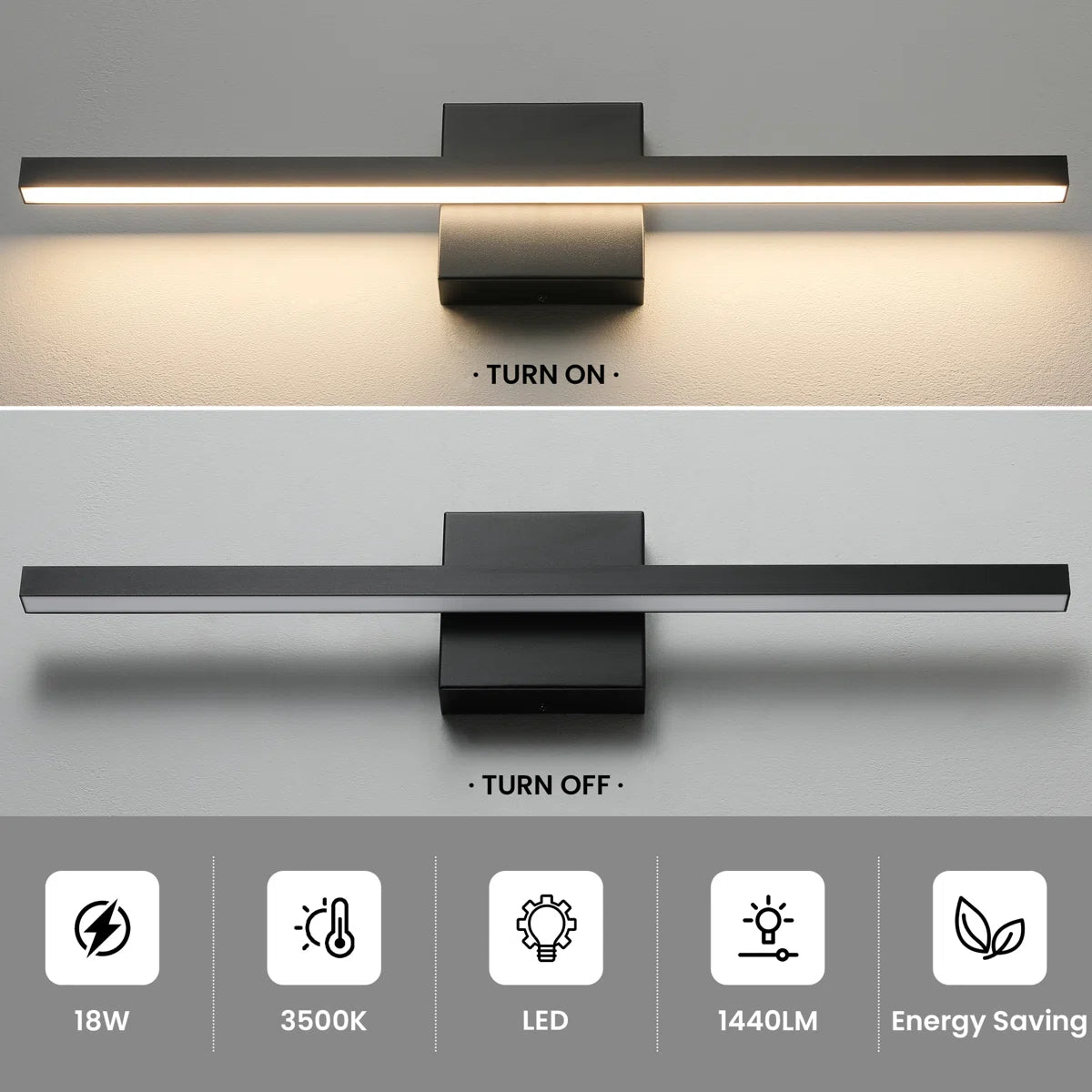 Trudy Dimmable LED Bath Bar - Modern Bathroom Light Fixture