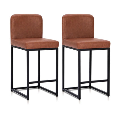 Upholstered 24" Counter Kitchen Stool Set of 2 (Set of 2)