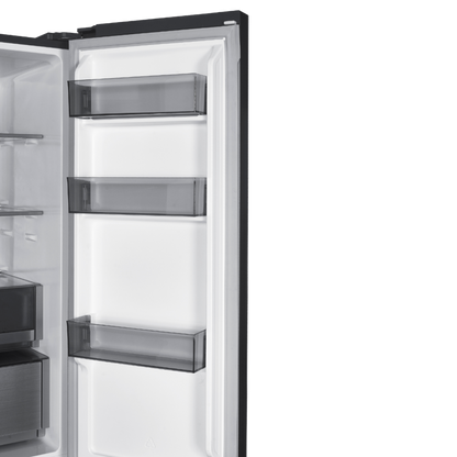 Wiggo WR-MD19E(DX) - Smart Temperature Zones - No Frost - Met Display - 419 Liter - refrigerator fridge